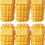 AMANEEST EVA Knee Pads Yellow Medium Gardening Protection-0