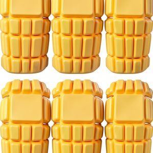 AMANEEST EVA Knee Pads Yellow Medium Gardening Protection-0