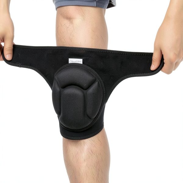 Gardening Knee Pads EVA Sponge Ergonomic Adjustable Velcro-4