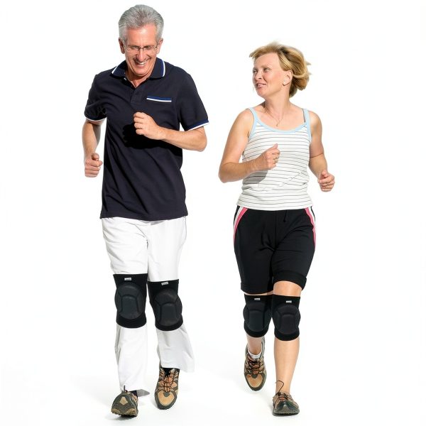 Gardening Knee Pads EVA Sponge Ergonomic Adjustable Velcro-5