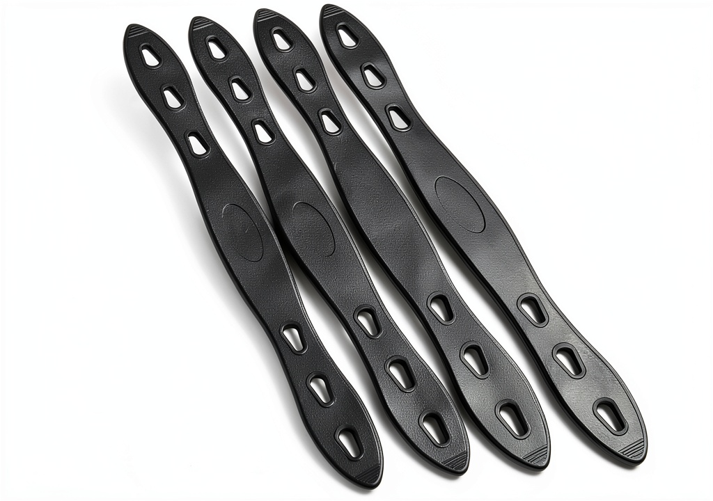 Installing McGuire‑Nicholas Replacement Knee Pad Straps Rubber on a wooden desk