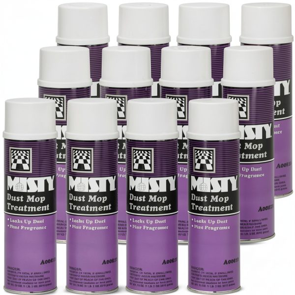 MISTY Dust Mop Treatment Spray 18 oz Amrep Janitorial Floor Cleaner-0